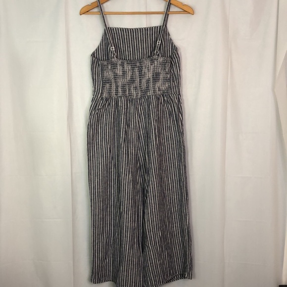 OLD NAVY Sleeveless Striped Linen-Blend Jumpsuit for Women Size M - Picture 7 of 12